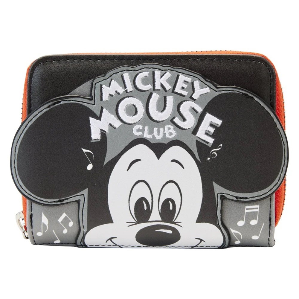 Loungefly Disney 100th Mickey Mouse Club Zip-Around Wallet NWT